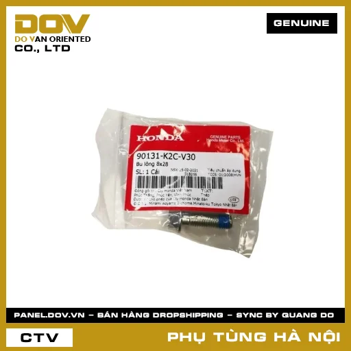 MÃ PHỤ TÙNG : 90131K2CV30 BU LÔNG 8X28 — 90131K2CV30