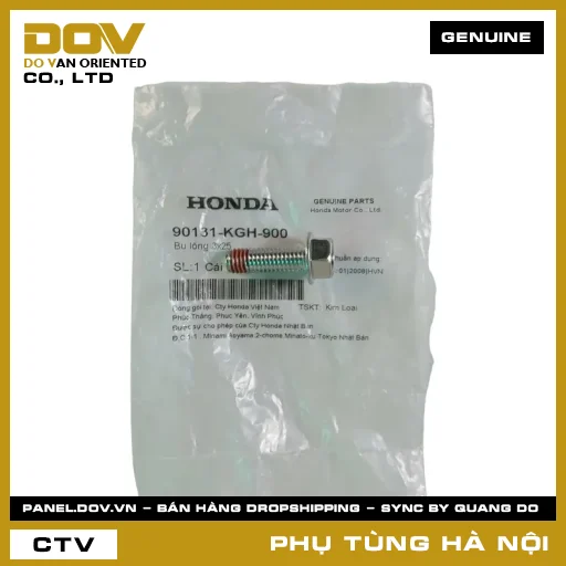 MÃ PHỤ TÙNG : 90131KGH900 BU LÔNG 8X25 — 90131KGH900