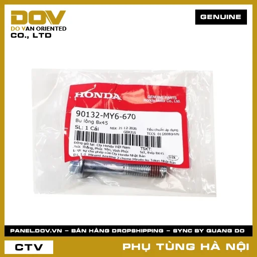 MÃ PHỤ TÙNG : 90132MY6670 BU LÔNG 8X45 — 90132MY6670