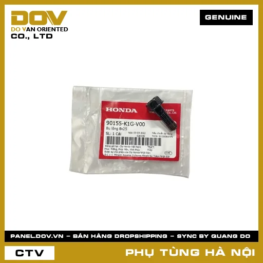 MÃ PHỤ TÙNG : 90155K1GV00 BU LÔNG 8X25 — 90155K1GV00