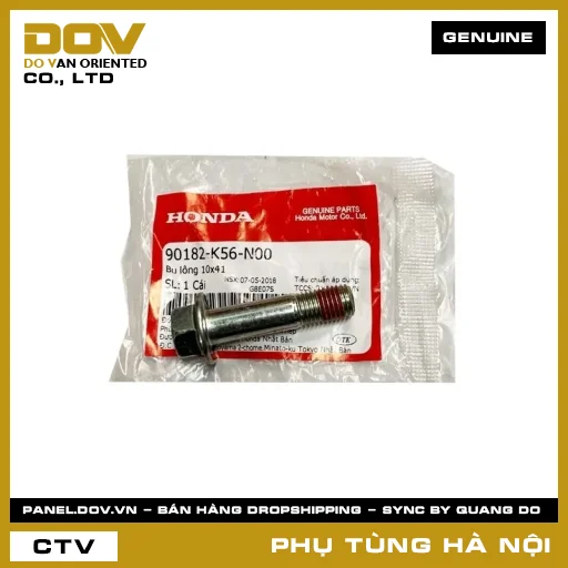 MÃ PHỤ TÙNG : 90182K56N00 BU LÔNG 10X41 — 90182K56N00