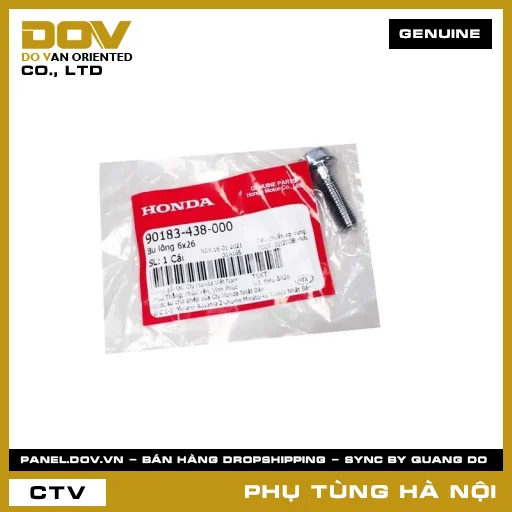 MÃ PHỤ TÙNG : 90183438000 BU LÔNG 6X26 — 90183438000