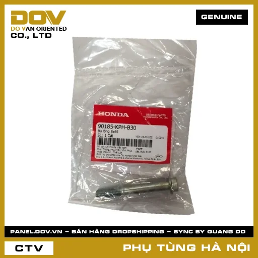 MÃ PHỤ TÙNG : 90185KPHB30 BU LÔNG 8X65 — 90185KPHB30