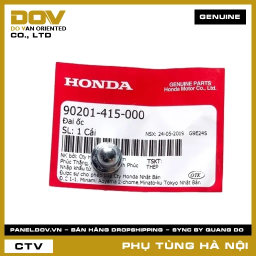 MÃ PHỤ TÙNG : 90201415000 ĐAI ỐC — 90201415000