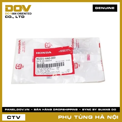 MÃ PHỤ TÙNG : 90201HA0000 ĐAI ỐC MŨ 10MM A — 90201HA0000