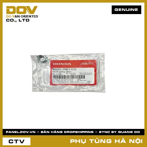 MÃ PHỤ TÙNG : 90201MW3620 ĐAI ỐC GƯƠNG 10MM — 90201MW3620