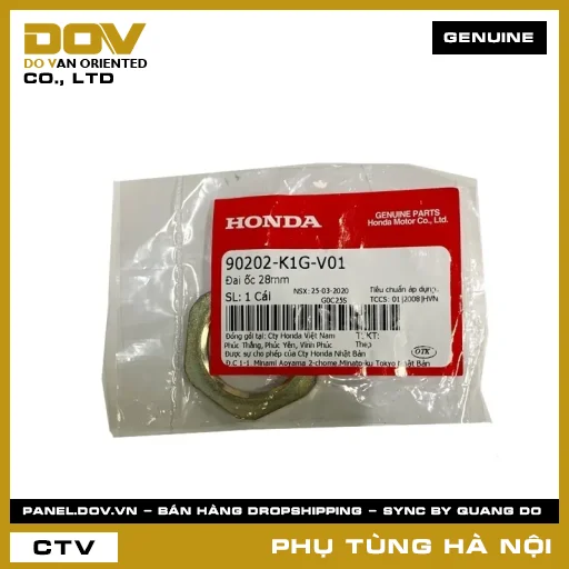 MÃ PHỤ TÙNG : 90202K1GV01 ĐAI ỐC 28MM — 90202K1GV01
