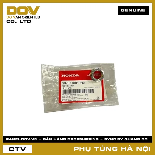 MÃ PHỤ TÙNG : 90202KRM840 ĐAI ỐC 14MM — 90202KRM840