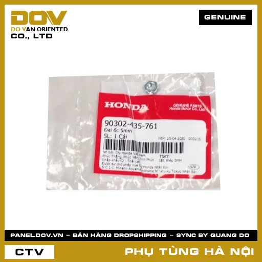 MÃ PHỤ TÙNG : 90302435761 ĐAI ỐC 5MM — 90302435761