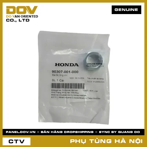 MÃ PHỤ TÙNG : 90307001000 ĐAI ỐC ỐNG CHỈ — 90307001000