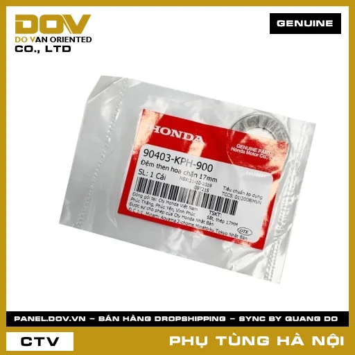 MÃ PHỤ TÙNG : 90403KPH900 ĐỆM THEN HOA CHẶN 17MM — 90403KPH900
