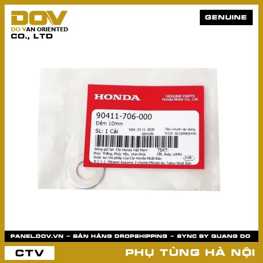 MÃ PHỤ TÙNG : 90411706000 ĐỆM 10MM — 90411706000