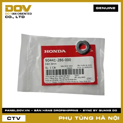 MÃ PHỤ TÙNG : 90441286000 ĐỆM 8MM — 90441286000
