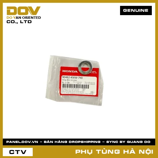 MÃ PHỤ TÙNG : 90462KWW740 VÒNG ĐỆM 14.1MM — 90462KWW740