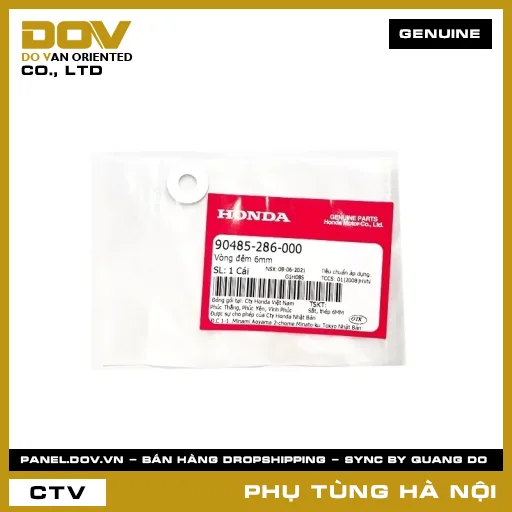 MÃ PHỤ TÙNG : 90485286000 VÒNG ĐỆM 6MM — 90485286000