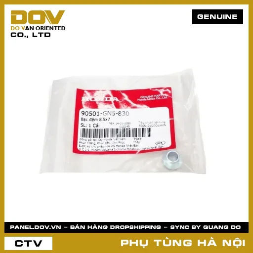 MÃ PHỤ TÙNG : 90501GN5830 BẠC ĐỆM 8.5X7 — 90501GN5830
