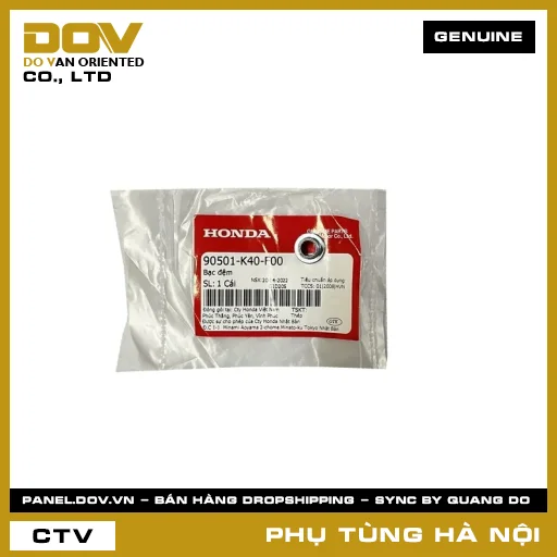 MÃ PHỤ TÙNG : 90501K40F00 BẠC ĐỆM — 90501K40F00