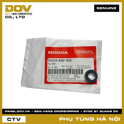 MÃ PHỤ TÙNG : 90504KBP900 BẠC ĐỆM — 90504KBP900