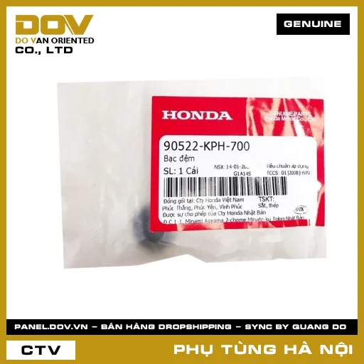 MÃ PHỤ TÙNG : 90522KPH700 BẠC ĐỆM — 90522KPH700