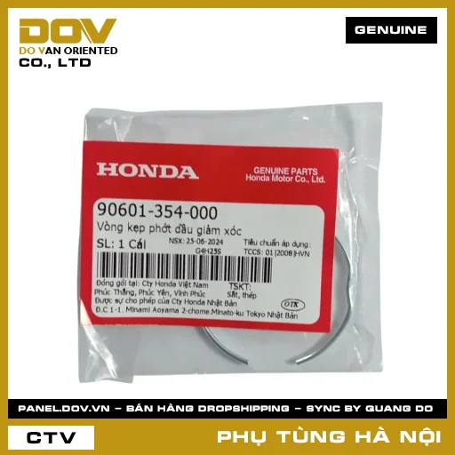 MÃ PHỤ TÙNG : 90601354000 VÒNG KẸP PHỚT DẦU GIẢM XÓC — 90601354000