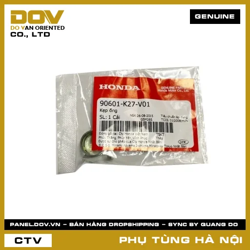 MÃ PHỤ TÙNG : 90601K27V01 KẸP ỐNG — 90601K27V01