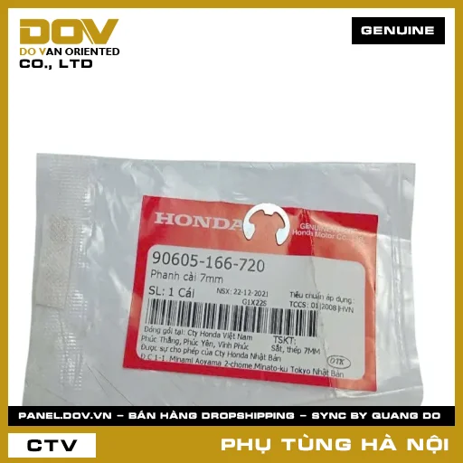 MÃ PHỤ TÙNG : 90605166720 PHANH CÀI 7MM — 90605166720