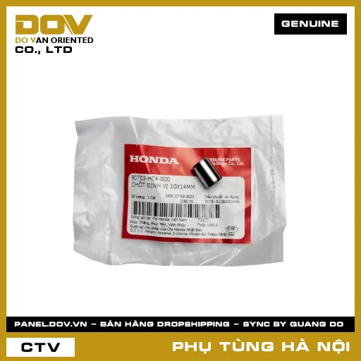 MÃ PHỤ TÙNG : 90703HC4000 CHỐT ĐỊNH VỊ 10X14MM — 90703HC4000