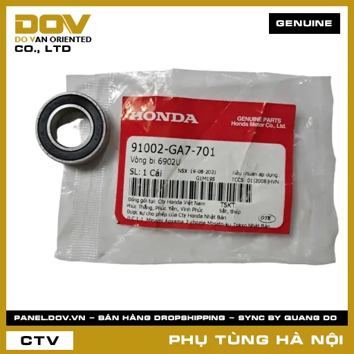 MÃ PHỤ TÙNG : 91002GA7701 VÒNG BI 6902U — 91002GA7701