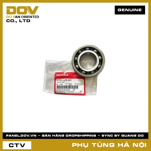 MÃ PHỤ TÙNG : 91002KZR602 VÒNG BI 6207 — 91002KZR602
