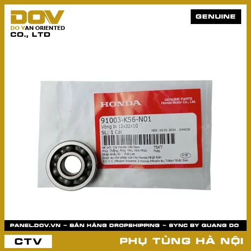 MÃ PHỤ TÙNG : 91003K56N01 VÒNG BI 12X32X10 — 91003K56N01