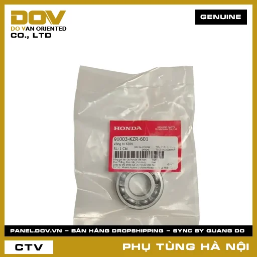 MÃ PHỤ TÙNG : 91003KZR601 VÒNG BI 6204 — 91003KZR601