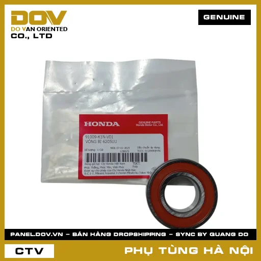 MÃ PHỤ TÙNG : 91009K1NV01 VÒNG BI 6205UU — 91009K1NV01