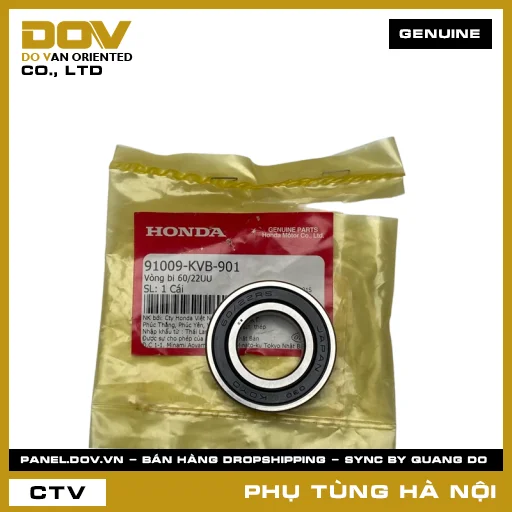 MÃ PHỤ TÙNG : 91009KVB901 VÒNG BI 60/22UU — 91009KVB901