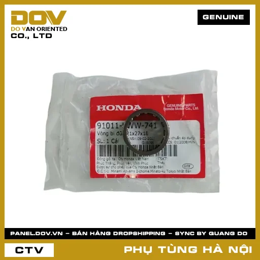 MÃ PHỤ TÙNG : 91011KWW741 VÒNG BI ĐŨA 21X27X18 — 91011KWW741