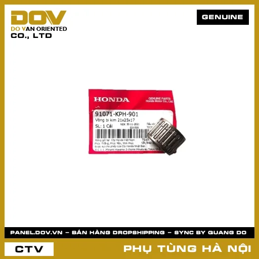 MÃ PHỤ TÙNG : 91071KPH901 VÒNG BI KIM 21X25X17 — 91071KPH901