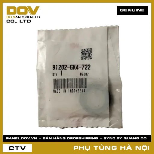 MÃ PHỤ TÙNG : 91202GK4722 PHỚT DẦU 18.9X30X5 — 91202GK4722