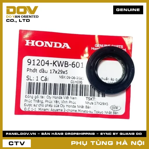 MÃ PHỤ TÙNG : 91202KTW901 PHỚT DẦU 12X26X5 — 91202KTW901