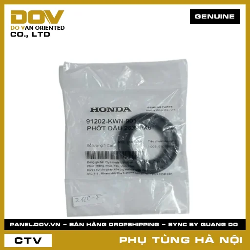 MÃ PHỤ TÙNG : 91202KWN901 PHỚT DẦU 26X45X6 — 91202KWN901