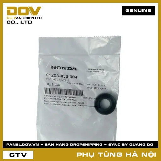 MÃ PHỤ TÙNG : 91203436004 PHỚT DẦU 12X24X5 — 91203436004