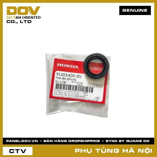 MÃ PHỤ TÙNG : 91203K35J01 PHỚT DẦU 20X32X6 — 91203K35J01
