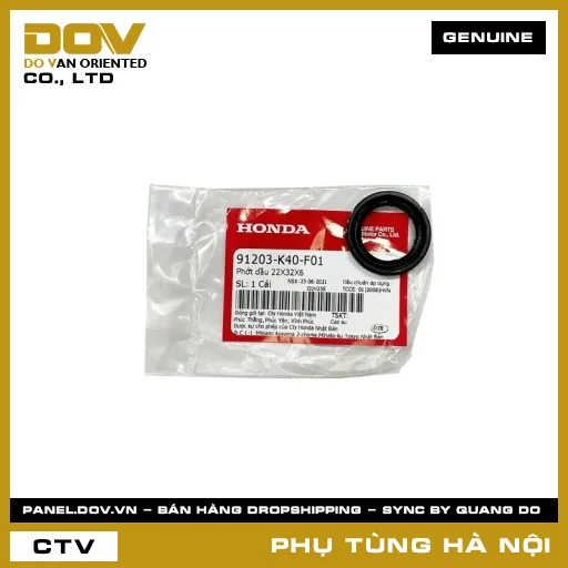 MÃ PHỤ TÙNG : 91203K40F01 PHỚT DẦU 22X32X6 — 91203K40F01