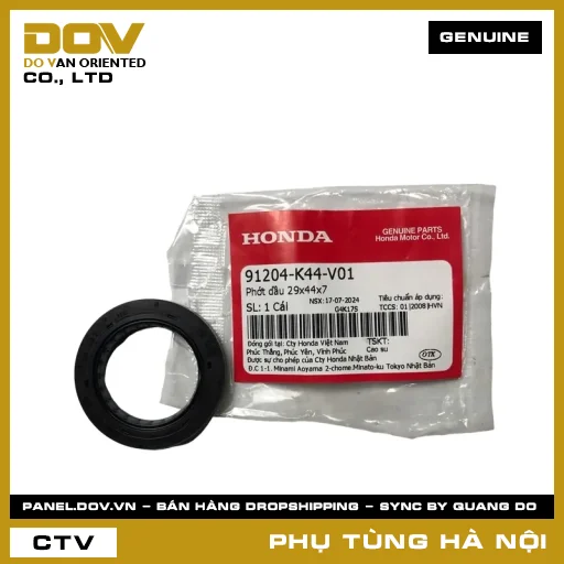 MÃ PHỤ TÙNG : 91204K44V01 PHỚT DẦU 29X44X7 — 91204K44V01