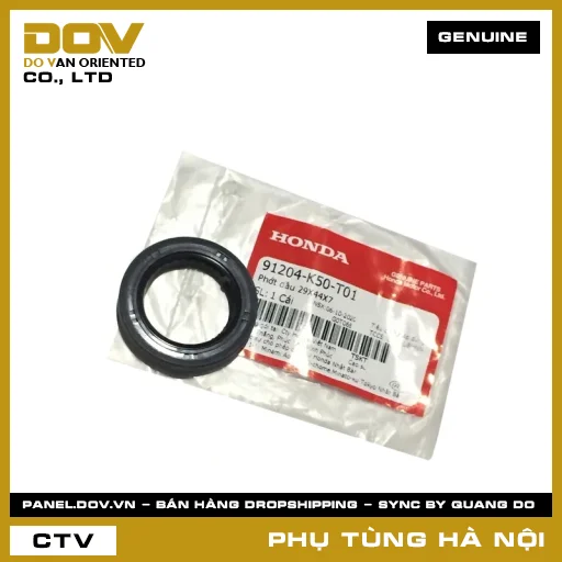 MÃ PHỤ TÙNG : 91204K50T01 PHỚT DẦU 29X44X7 — 91204K50T01