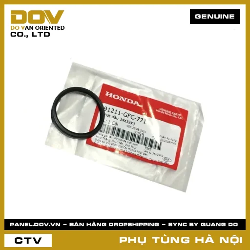 MÃ PHỤ TÙNG : 91211GFC771 PHỚT DẦU 34X39X3 — 91211GFC771