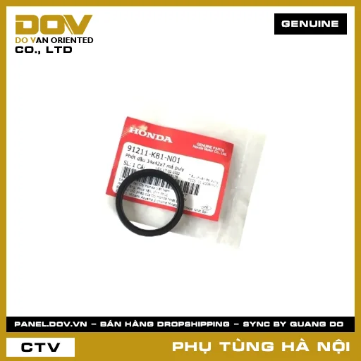 MÃ PHỤ TÙNG : 91211K81N01 PHỚT DẦU 34X41X4 MÁ PULY — 91211K81N01