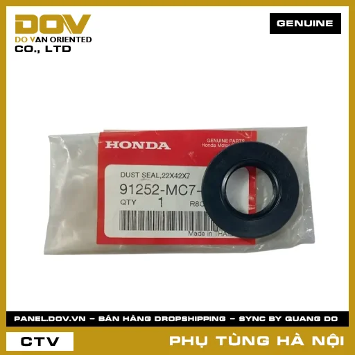 MÃ PHỤ TÙNG : 91252MC7003 PHỚT CHẮN BỤI 22X42X7 — 91252MC7003