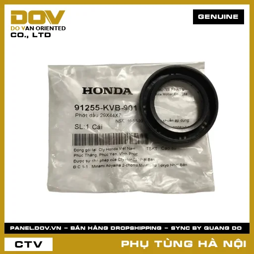 MÃ PHỤ TÙNG : 91255KVB901 PHỚT DẦU 29X44X7 — 91255KVB901
