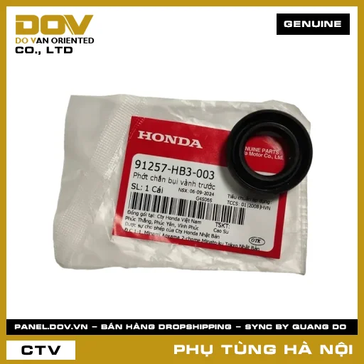 MÃ PHỤ TÙNG : 91257HB3003 PHỚT CHẮN BỤI VÀNH TRƯỚC — 91257HB3003
