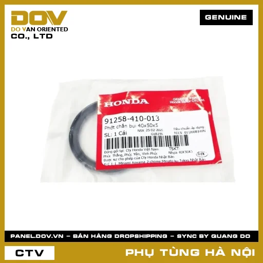 MÃ PHỤ TÙNG : 91258410013 PHỚT CHẮN BỤI 40X50X5 — 91258410013