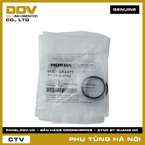 MÃ PHỤ TÙNG : 91301GK4871 PHỚT O 27X2 — 91301GK4871